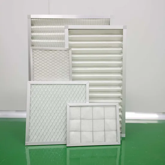 Premium AC Ahu HVAC 25X25X1 Merv8 Merv13 Custom Pleated Air Filter